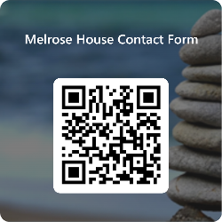 Melrose house contact form QR code